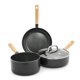 thumbnail image 1 of Juego de cocina GreenPan 4 piezas antiadherente negro apto para lavavajillas, 1 of 6