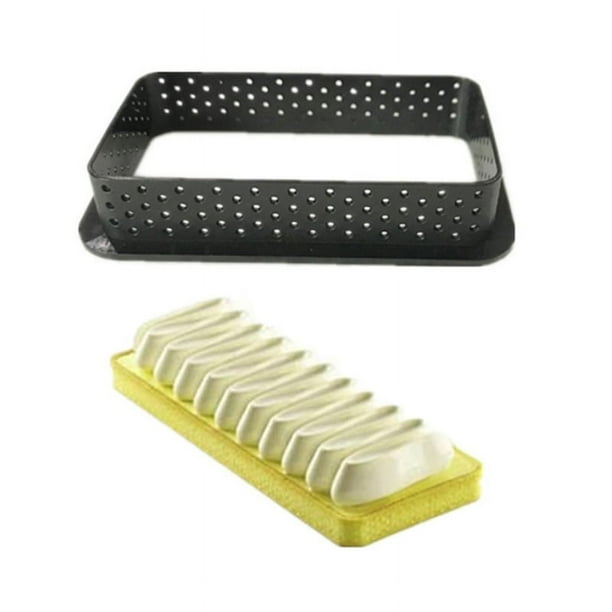 1pc, Cake Mold Ring, Plastic Perforated Mousse Cake Ring, Cookie Cutters, Pancake Molds, Baking Tools, Kitchen Gadgets, Kitchen Accessories, Home Kitchen Items, Multiple Sizes And Shapes Optional