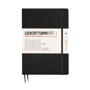 Libretas Leuchtturm 1917 B5 17X25Cm Líneas Tapa Blanda Negro