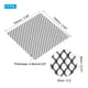 thumbnail image 2 of Uxcell 4"L x 4"W Hojas de Metal Perforadas, 4Pcs 20Ga 5x8mm Agujero Hexagonal Malla de Aluminio Expandida Placa Perforada para Ventilación Filtración Rejilla de Ventilación Secadora Protector, Negro, 2 of 7