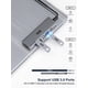thumbnail image 3 of Estación de acoplamiento USB Giq HUB USB-C HDMI con triple pantalla, 3 of 7