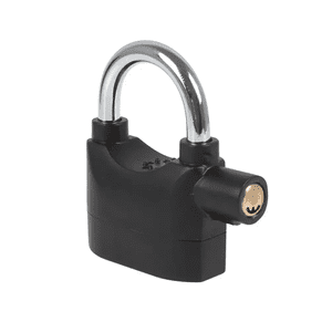 Genérico - Candado Con Alarma Para Motos Y Bicicletas 110Db + Pilas