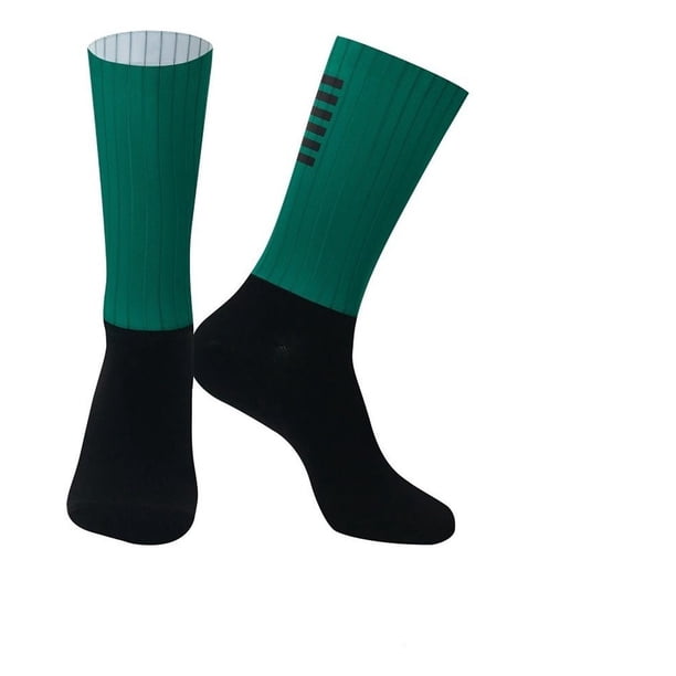 Calcetines Banda Silicona Antideslizantes Ciclismo Y Deporte verde Talla única