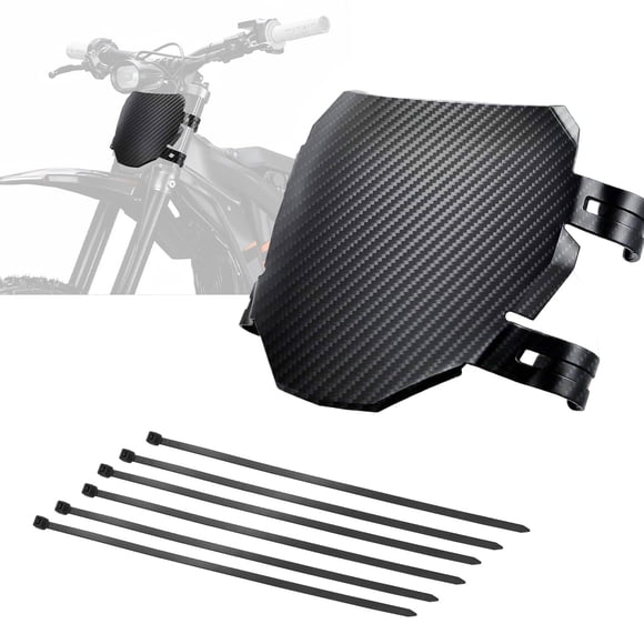 Placa de matrícula GLECTG universal para bicicleta eléctrica de descenso en carbono
