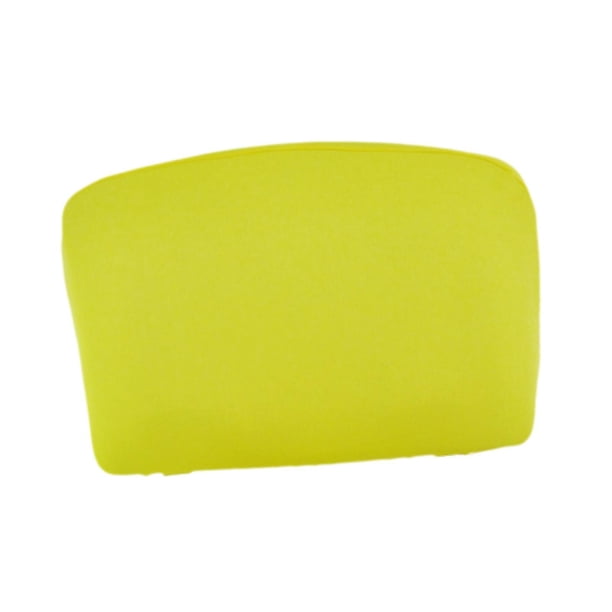 Funda Protectora Decorativa Para Respaldo De Silla De Oficina, Ideal Para Sala De Juegos, Estudio O Bodas. Color Amarillo. 35 Cm X 48 Cm.