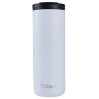 National Geographic - Mug Acero Inoxidable Tapa Flip Antideslizante 500Ml Blanco