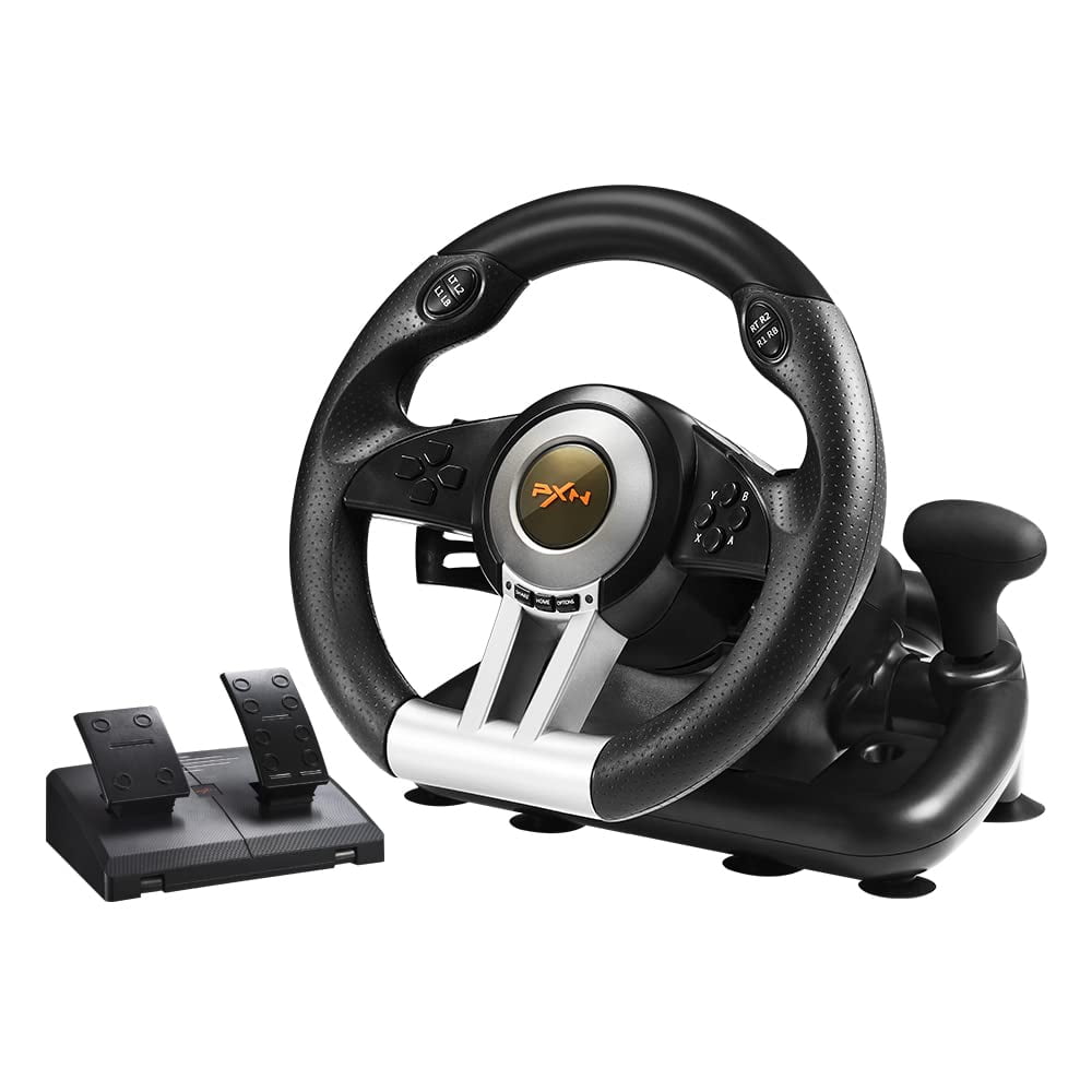 Volante De Carreras Pxn V3ii 180° Usb Universal Para Pc/ps3/ps4/xbox/switch