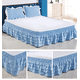 thumbnail image 2 of Faldón de Cama Suxumhao 4 Capas Twin Azul Claro, 2 of 3
