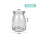 thumbnail image 2 of Pack 24 Frascos De Vidrio 200 ml Con Tapa Plástica Transparente, 2 of 3
