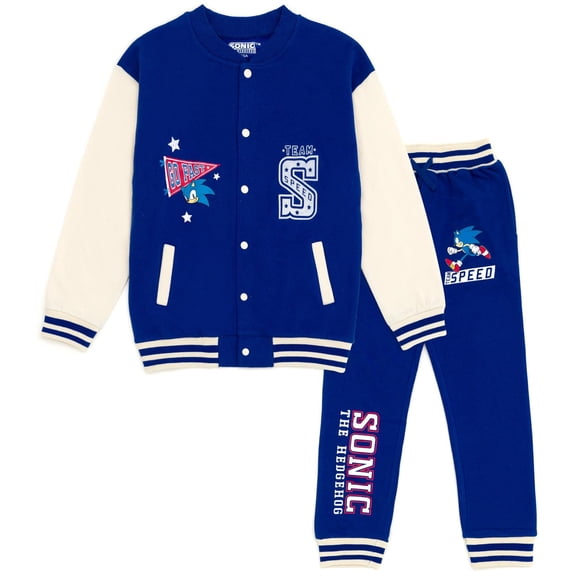 Set de ropa SEGA Sonic The Hedgehog Jacket & Jogger Blue 10-12