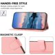 thumbnail image 4 of Funda Cartera para Motorola Moto Edge 50 Tarjetero Soporte Magnético y Correa Rosa, 4 of 5