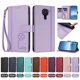 thumbnail image 4 of Funda Cartera Trébol para Xiaomi Redmi Note 9 4G con Ranuras Tarjetas y Carga Inalámbrica Morado claro, 4 of 6