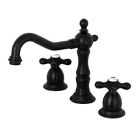 Grifo Kingston Brass Heritage Para Baño Generalizado, Negro Mate