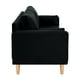 thumbnail image 3 of Sofa Sky 3c Felpa 05 Negro, 3 of 5