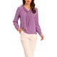 thumbnail image 1 of INSPIRE CHIC Blusas de Mujer de Manga Larga Chiffon Plisado con Lazo en el Cuello Camisa de Oficina Talla M Malva, 1 of 6