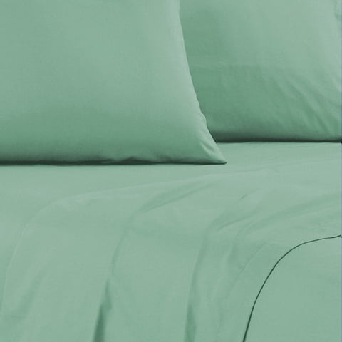 Sabana Andes Microfibra Lisa 2 Plaza Verde