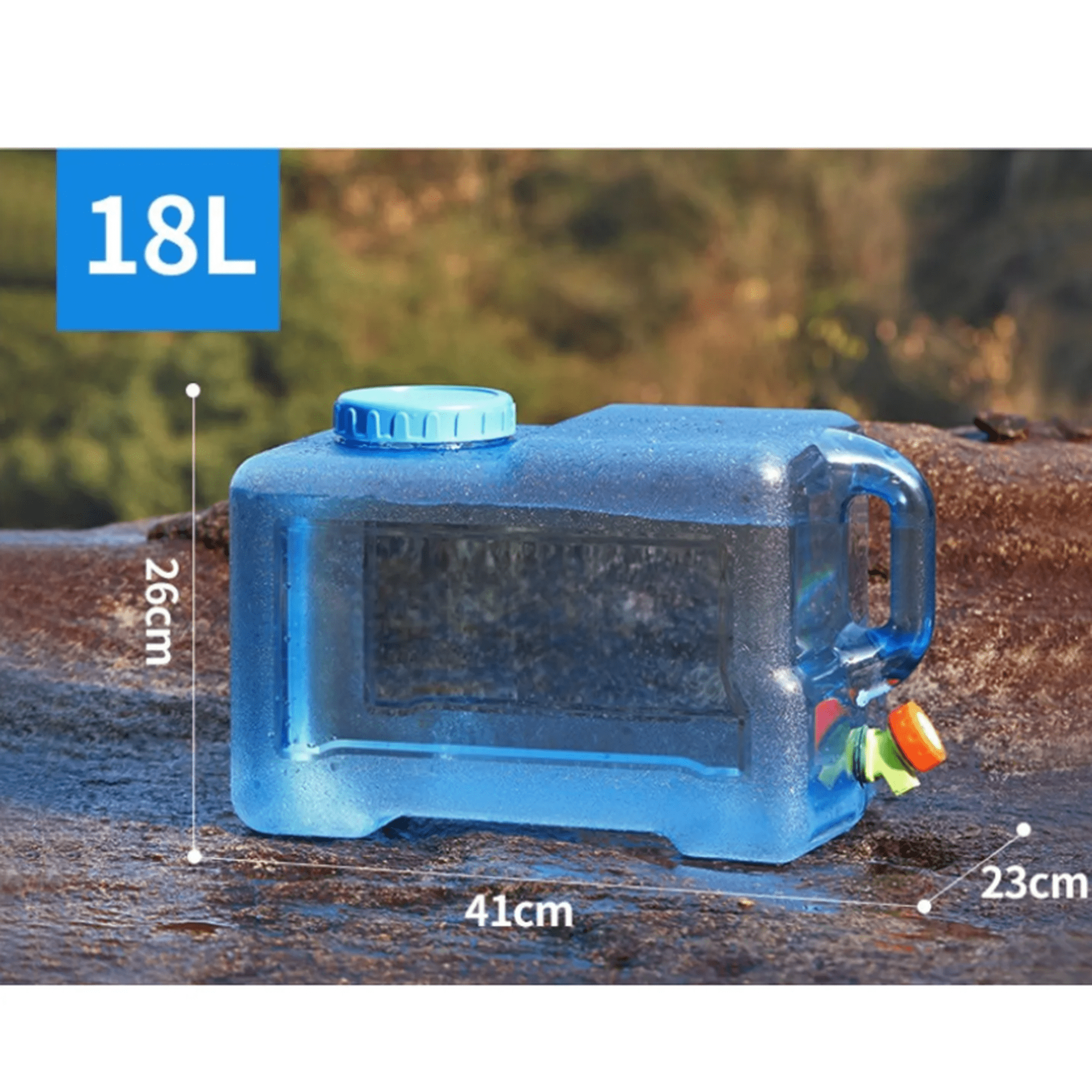 Tecnocasa - Dispensador Tanque De Agua 18lts Portatil Con Tapa Y Grifo