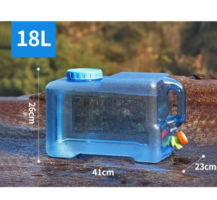 Tecnocasa - Dispensador Tanque De Agua 18Lts Portatil Con Tapa Y Grifo