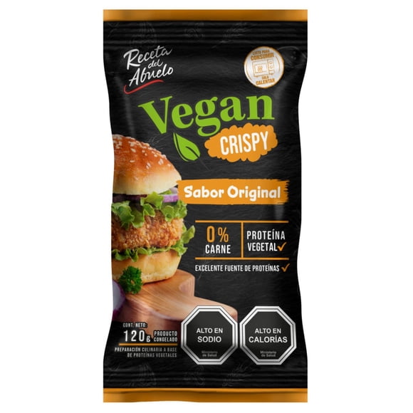 Pollo Apanado Vegetal Vegan Crispy, 120 gr