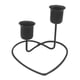 thumbnail image 2 of Candelabro Cónico Decoración Del Hogar Nórdico Para Mesa Centro De Mesa Fiesta Hotel Negro, 2 of 3