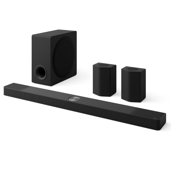 Soundbar de cine en casa LG de 9.1.5 canales con sonido envolvente y altavoces traseros S95TR