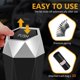 thumbnail image 3 of Cubo de basura para coche OUDEW a prueba de fugas, color plata, incluye 15 bolsas, 3 of 8