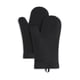 thumbnail image 1 of Juego de guantes de cocina KitchenAid de silicona suave acanalada, ónix, negro, 1 of 3