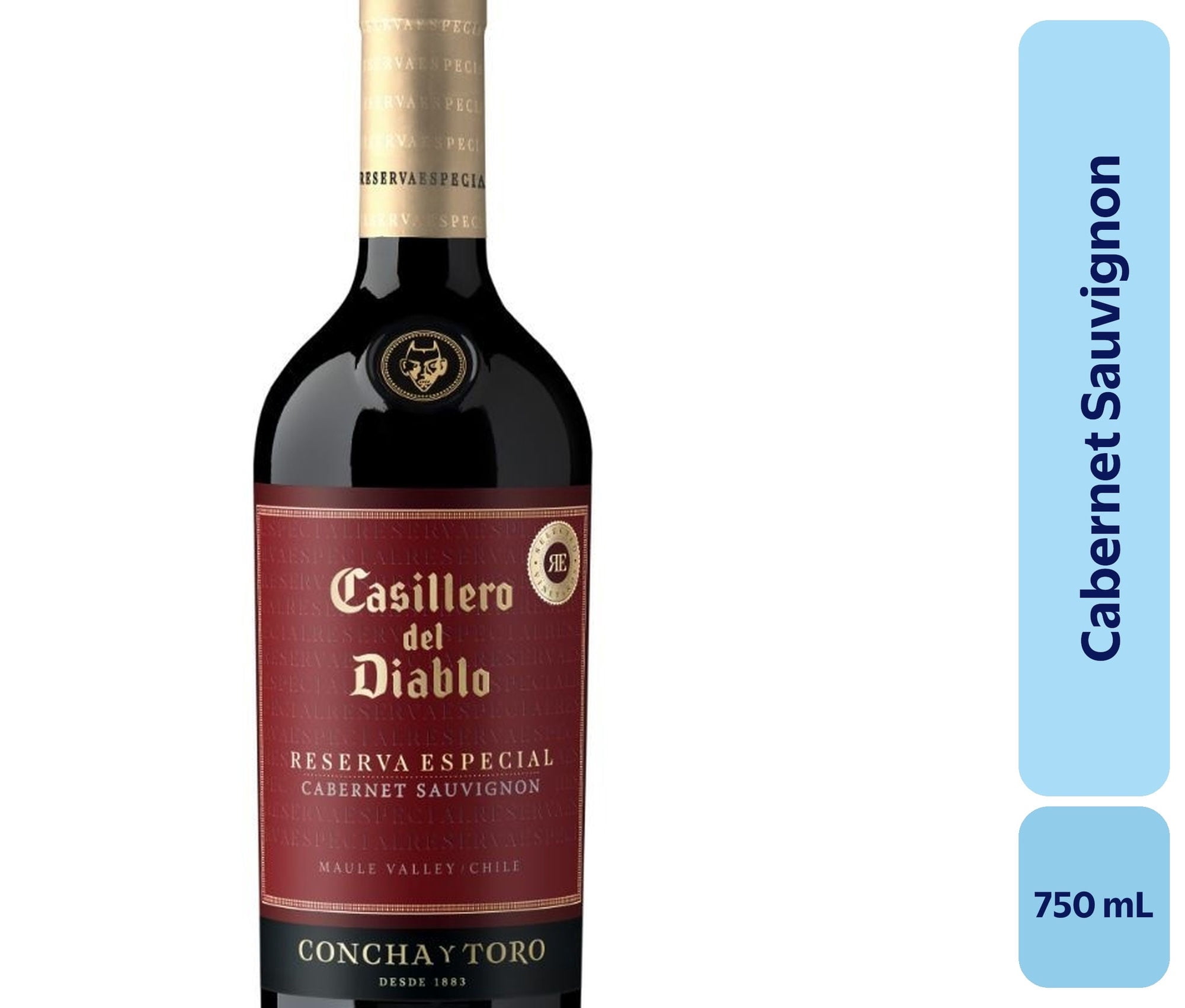 Vino Cabernet Sauvignon Botella 750 mL Casillero Del Diablo