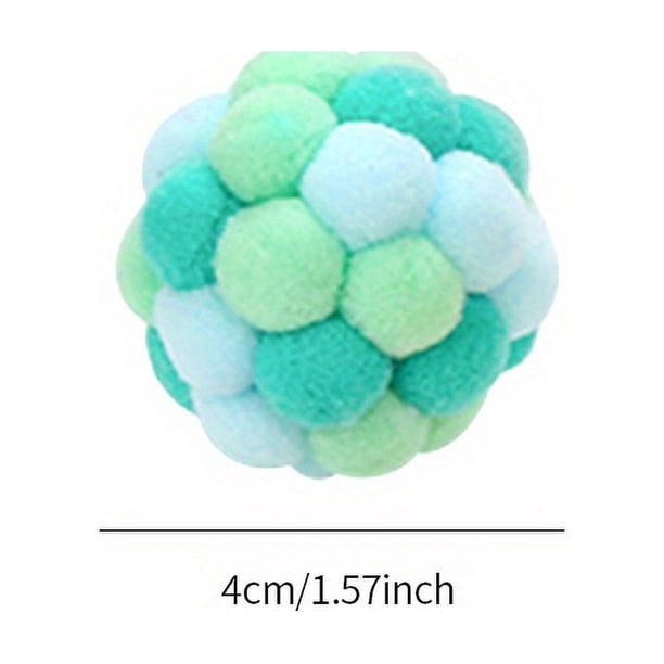 Interactive Colorful Bouncy Balls Cat Toys Playing Pet Supplies Funny Chewing Toy
