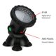thumbnail image 2 of Foco de césped sumergible, impermeable, IP68, con 36 bombillas LED de 3,5 W y cambio de color para acuario, jardín, estanque, piscina, tanque, fuente y cascada., 2 of 6