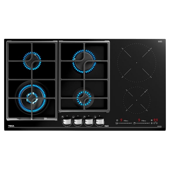 Encimera Híbrida 6 Quemadores Jzc 96342 Bk