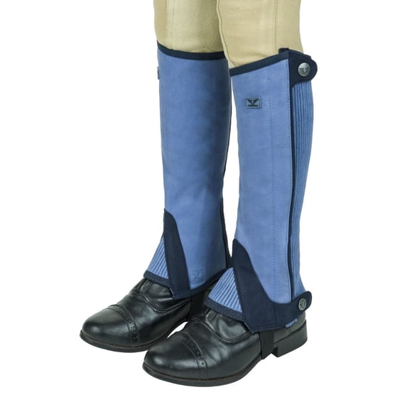 Half Chaps TuffRider Keeneland sintético para niños, azul claro