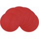 thumbnail image 1 of Juego de 6 Manteles Individuales Redondos Firefly Hope Estilo D 38 cm Rojo, 1 of 5
