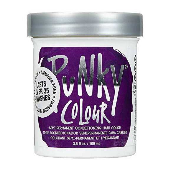 Tinte para el cabello Jerome Russell Punky, Morado, 3.5 Onzas Líquidas