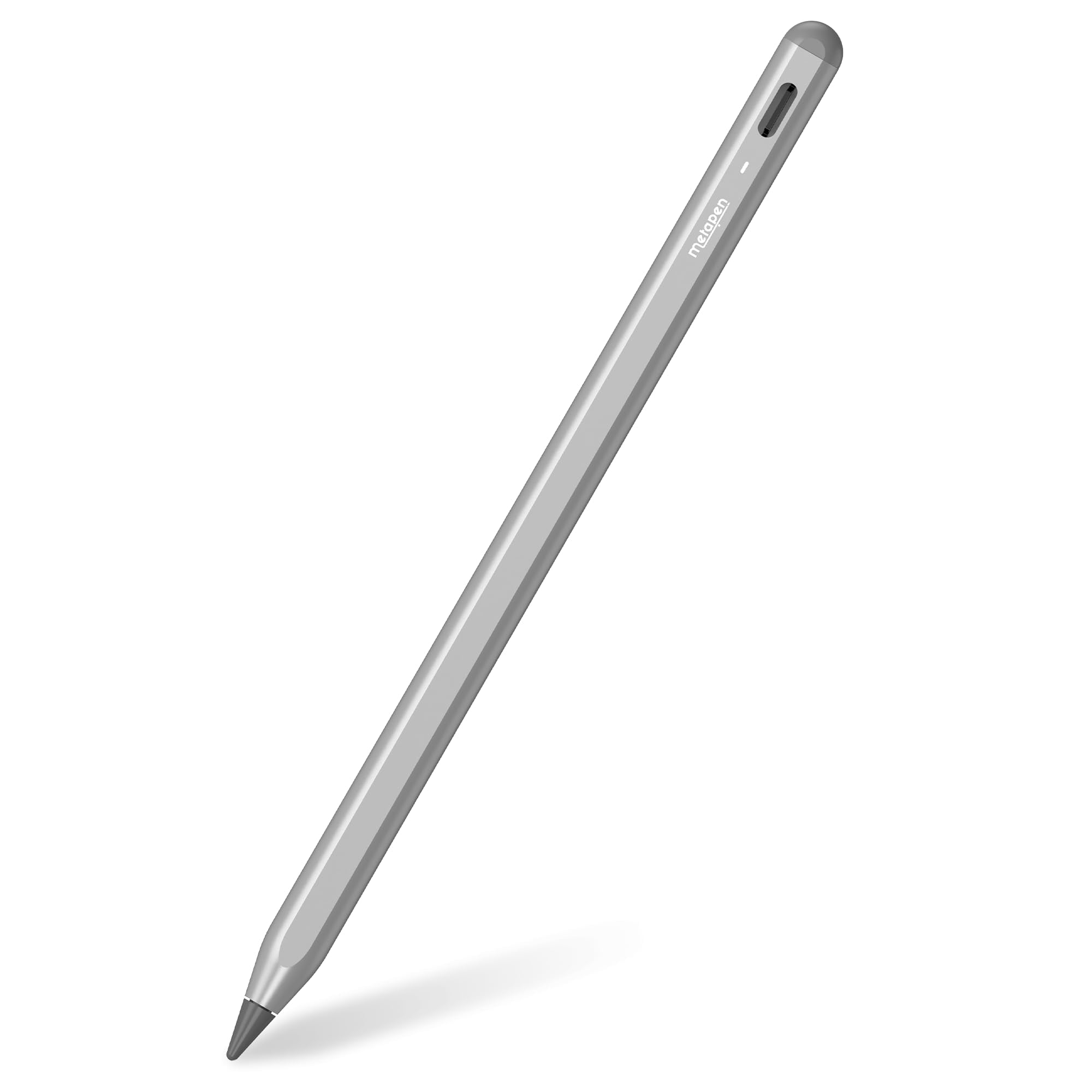 Lápiz Óptico Metapen A8 Para Apple Ipad 2018-2025, Color Gris