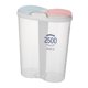 thumbnail image 3 of Organizador De Caja Dividida De Plástico Transparente Caja De Plástico Sin BPA Recipiente De Almacenamiento 2500ml Ovalado, 3 of 5