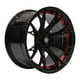 thumbnail image 1 of Set 4 Llantas 14x6 4x100 4x114 Et35 Superspeed B uc red, 1 of 2