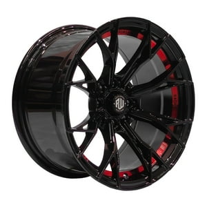 Pw Motor Sport - Set 4 Llantas 14X6 4X100 4X114 Et35 Superspeed B Uc Red