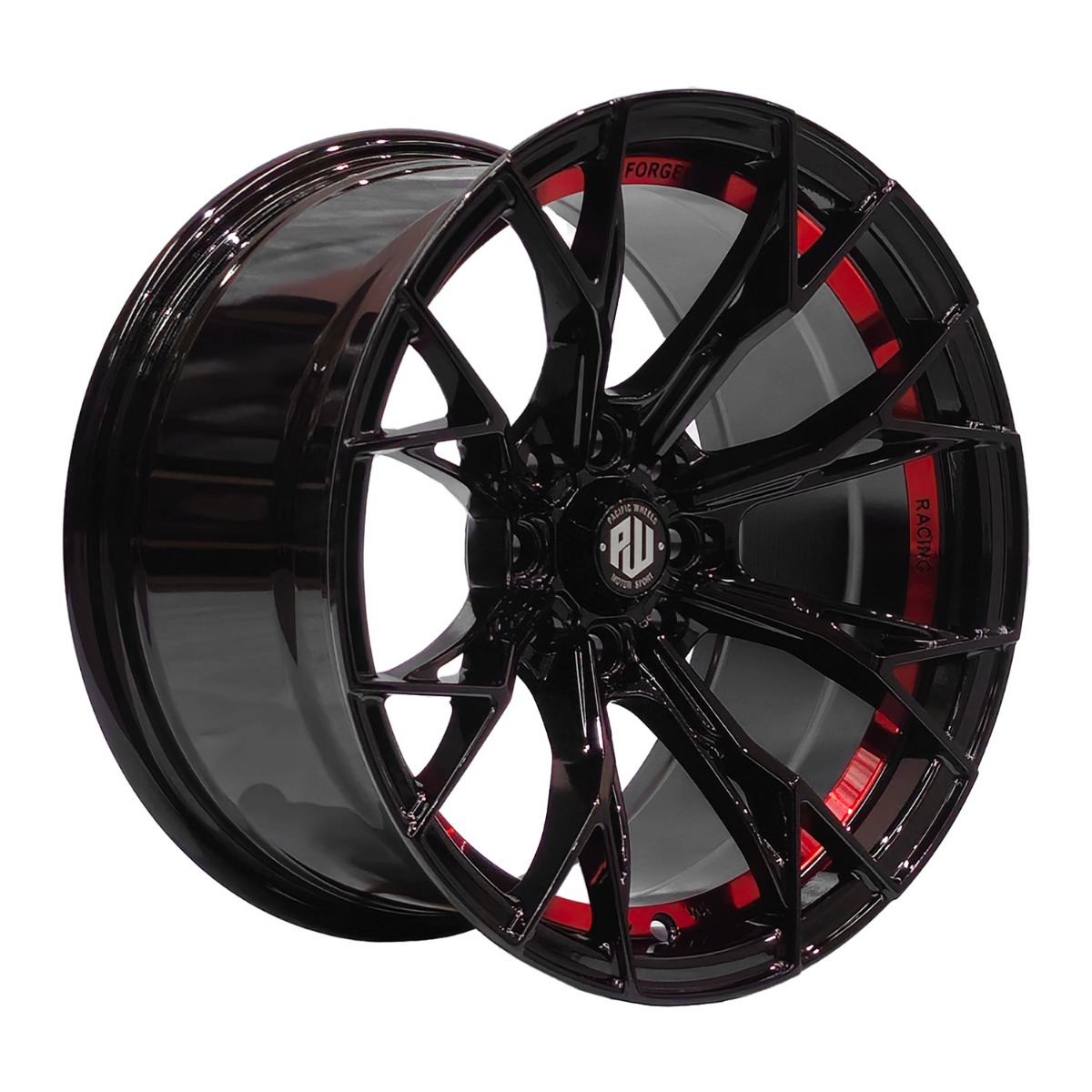 Pw Motor Sport - Set 4 Llantas 14X6 4X100 4X114 Et35 Superspeed B Uc Red