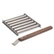 thumbnail image 2 of 1pc, Hot Dog Rack, Rolling Grill, Stainless Steel Sausage Grill With Ultra Long Wooden Handle, Easy To Clean Sausage Grill, Used For Evenly Cooking Hot Dogs, BBQ Tools, BBQ Accessories, Grill Accessor, 2 of 2