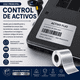 thumbnail image 4 of 2000 Etiquetas Activo Fijo 50x30mm Plateadas, 4 of 7