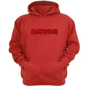 Genérico - Polerón Canguro Iron Maiden Rojo Talla Xl Unisex