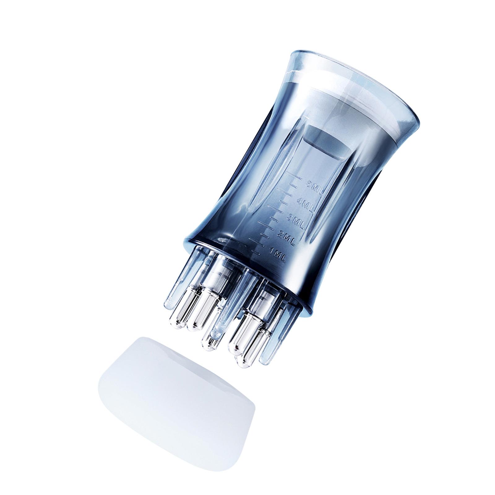 Ioensy - Aplicador Del Cuero Cabelludo Mini Masajeador Del Cuero Cabelludo Peine Para El Cabello Para Viajes Baño Uso Diario Azul