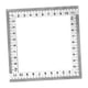 thumbnail image 2 of Equipo de Redacción de Reglas de Regla de Regla Cuadrada de 120 Mm Herramienta de Medición de Reglas de Medición para La Mesa de de La Mesa de, 2 of 5