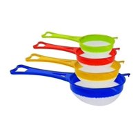 Genérico - Juego De 4 Coladores Multiusos De Malla Fina Con Mango