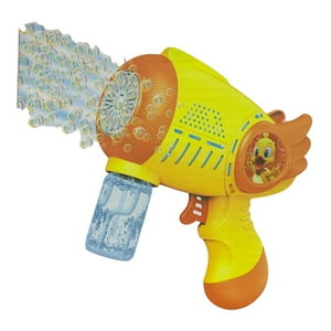 N-Ofertas - Pistola De Burbujas Juguete Niños Luz + Líquido Amarillo
