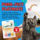 thumbnail image 2 of Bouncy Tails – Juguete de bola para gato interactivo con plumas (Pack de 3), 2 of 8