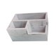 thumbnail image 2 of Organizador De Escritorio De Madera Rústica, Soporte Para Bolígrafos, Para Mesita De Noche, Encimera, Oficina, Color Blanco, 2 of 5