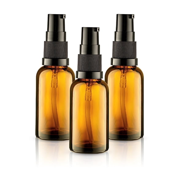 Botella VitalUp 30 ml de vidrio ámbar – Pack de 3