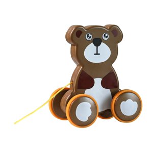 Bothyi - Juguete Para Arrastrar, Juguete Para Caminar Para Niños, Niñas, Niños De 1, 2 Y 3 Años, Oso